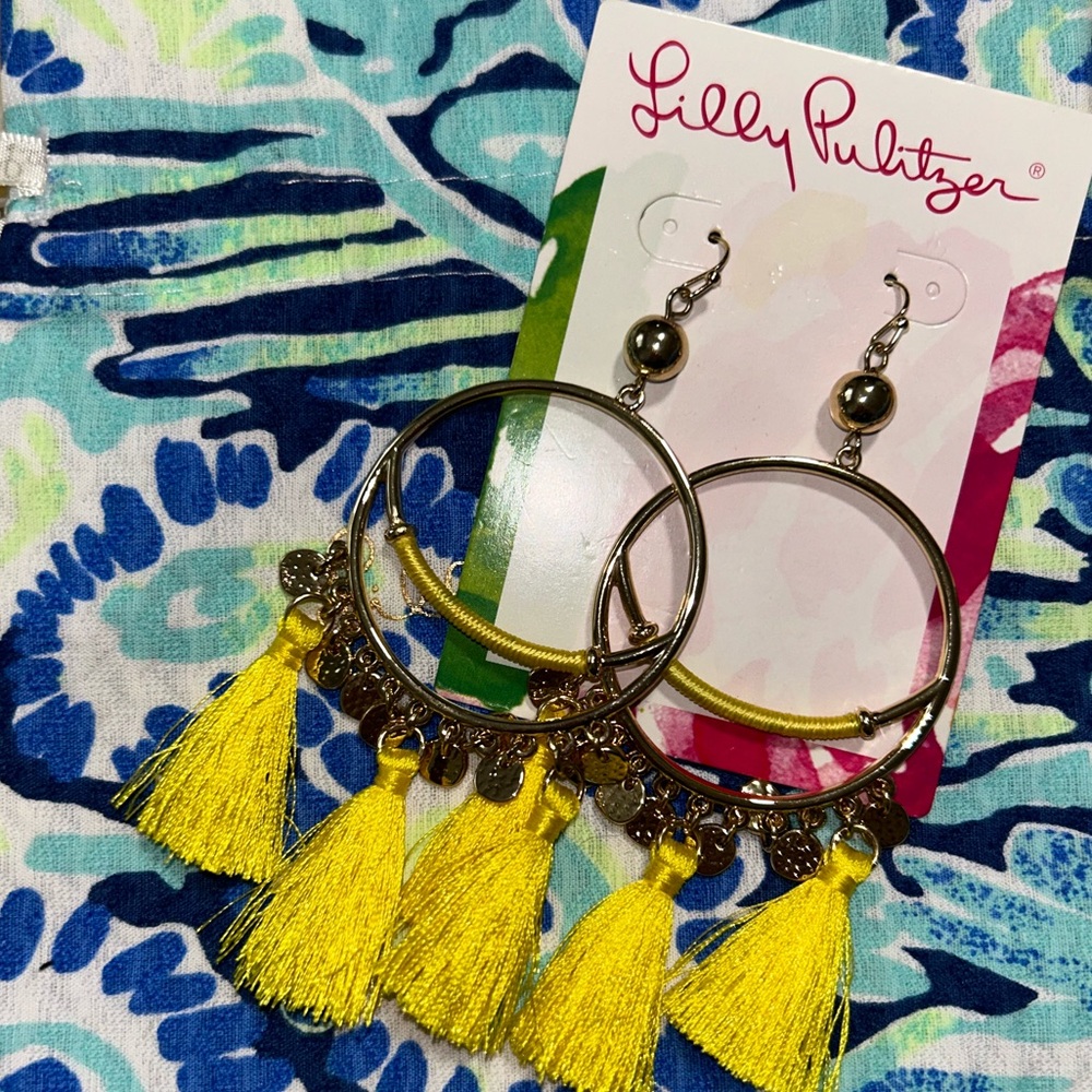 Lilly Pulitzer Surf Gypsea Earrings
